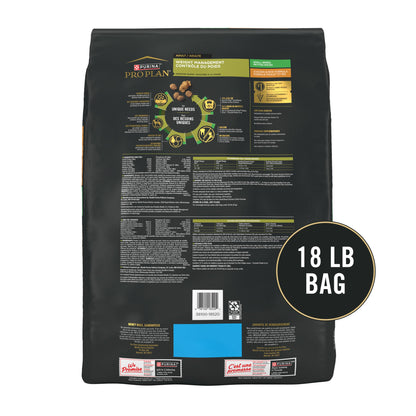 Purina Pro Plan Small Breed Dog Food Shredded Blend Chicken and Rice Formula With Guaranteed Live Probiotics - 34 lb. Bag