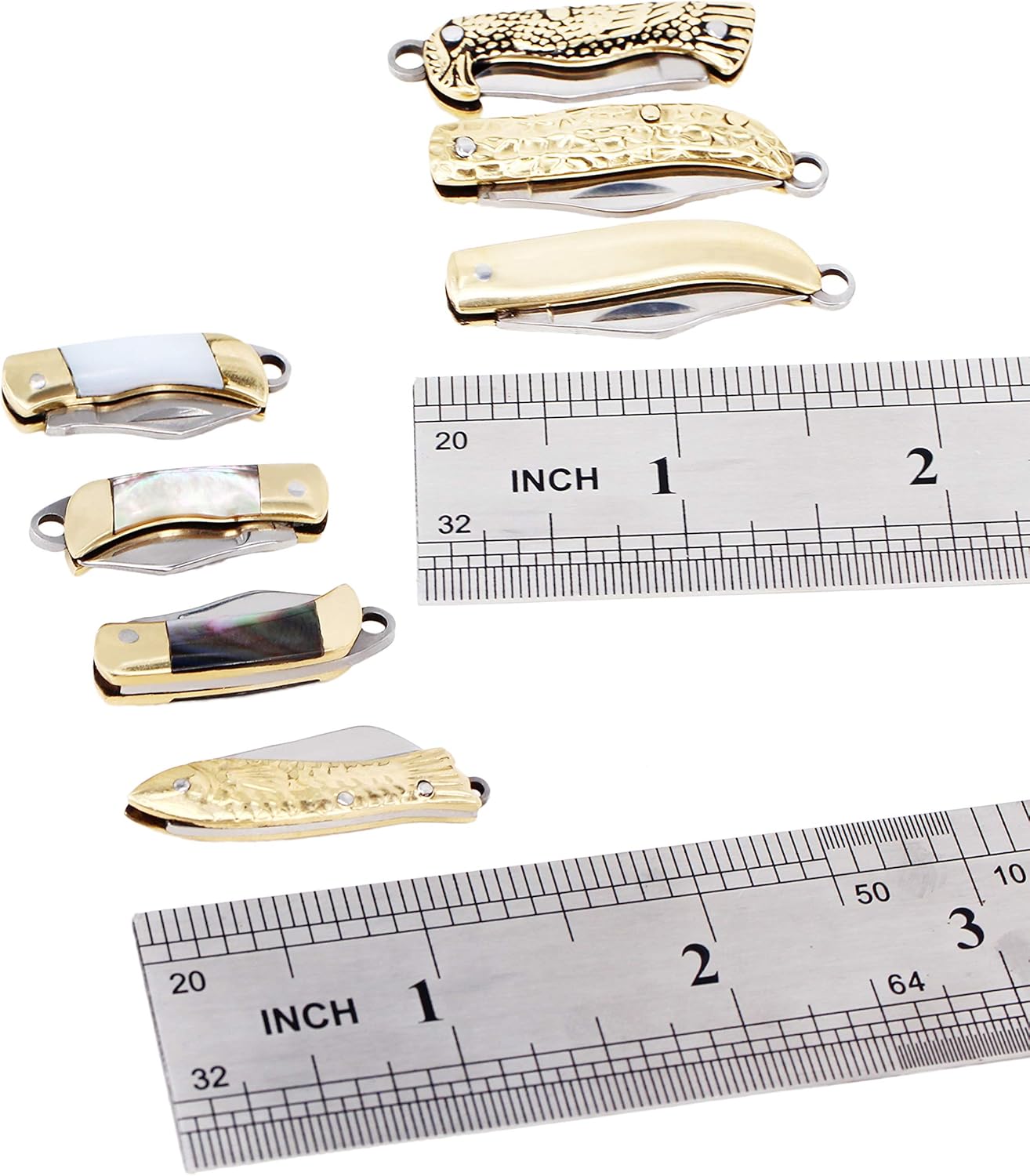 Miniature Gadgets Pocket Knife, Eastern Delights EDC Ultra Smallest Multifunction Cutting Blade Tool (Black Shell Handle)