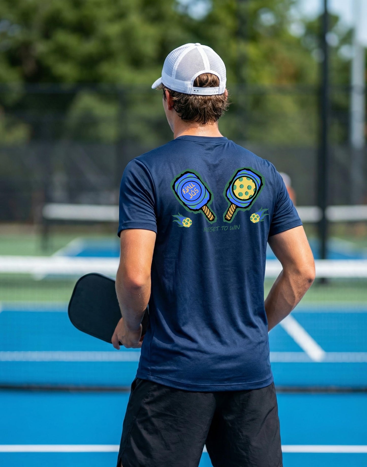 Pickleball Shirts for Men - UPF 50+ Quick Dry Performance Tee Short Sleeve T-Shirt for Pickleball Players