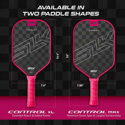 Selkirk Sport SLK Halo Raw Carbon Fiber Pickleball Paddle | Designed in The USA | Choose The T700 Raw Carbon Fiber Power, 18k Ultraweave Control, or Aramid Fiber Linkweave Thermoformed Pro