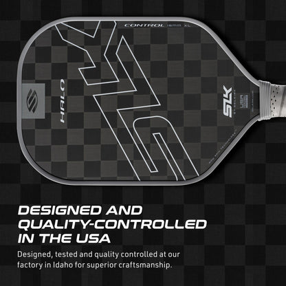 Selkirk Sport SLK Halo Raw Carbon Fiber Pickleball Paddle | Designed in The USA | Choose The T700 Raw Carbon Fiber Power, 18k Ultraweave Control, or Aramid Fiber Linkweave Thermoformed Pro
