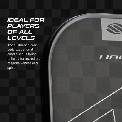 Selkirk Sport SLK Halo Raw Carbon Fiber Pickleball Paddle | Designed in The USA | Choose The T700 Raw Carbon Fiber Power, 18k Ultraweave Control, or Aramid Fiber Linkweave Thermoformed Pro
