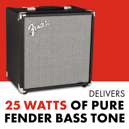 Fender Rumble 40 V3 Bass Amp for Bass Guitar, 40 Watts, with 2-Year Warranty Speaker, with Overdrive Circuit and Mid-Scoop Contour Switch