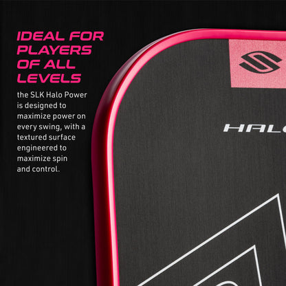 Selkirk Sport SLK Halo Raw Carbon Fiber Pickleball Paddle | Designed in The USA | Choose The T700 Raw Carbon Fiber Power, 18k Ultraweave Control, or Aramid Fiber Linkweave Thermoformed Pro