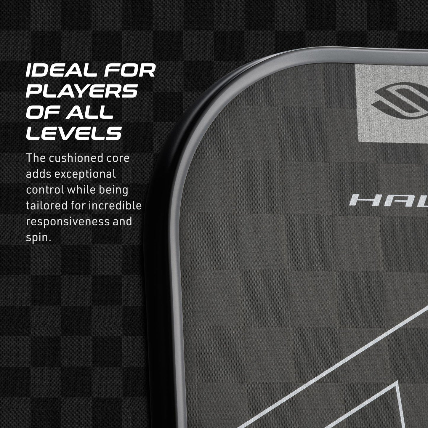 Selkirk Sport SLK Halo Raw Carbon Fiber Pickleball Paddle | Designed in The USA | Choose The T700 Raw Carbon Fiber Power, 18k Ultraweave Control, or Aramid Fiber Linkweave Thermoformed Pro