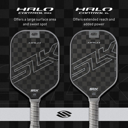 Selkirk Sport SLK Halo Raw Carbon Fiber Pickleball Paddle | Designed in The USA | Choose The T700 Raw Carbon Fiber Power, 18k Ultraweave Control, or Aramid Fiber Linkweave Thermoformed Pro