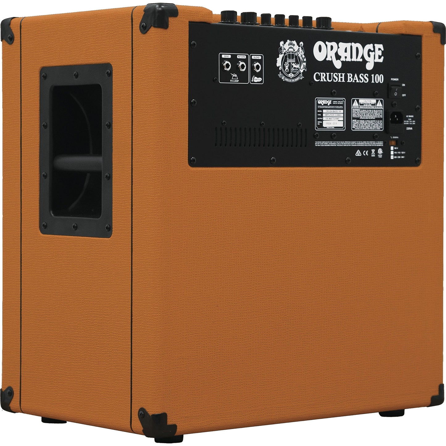 Orange Crush Bass 100W Bass Guitar Combo Amp, Orange
