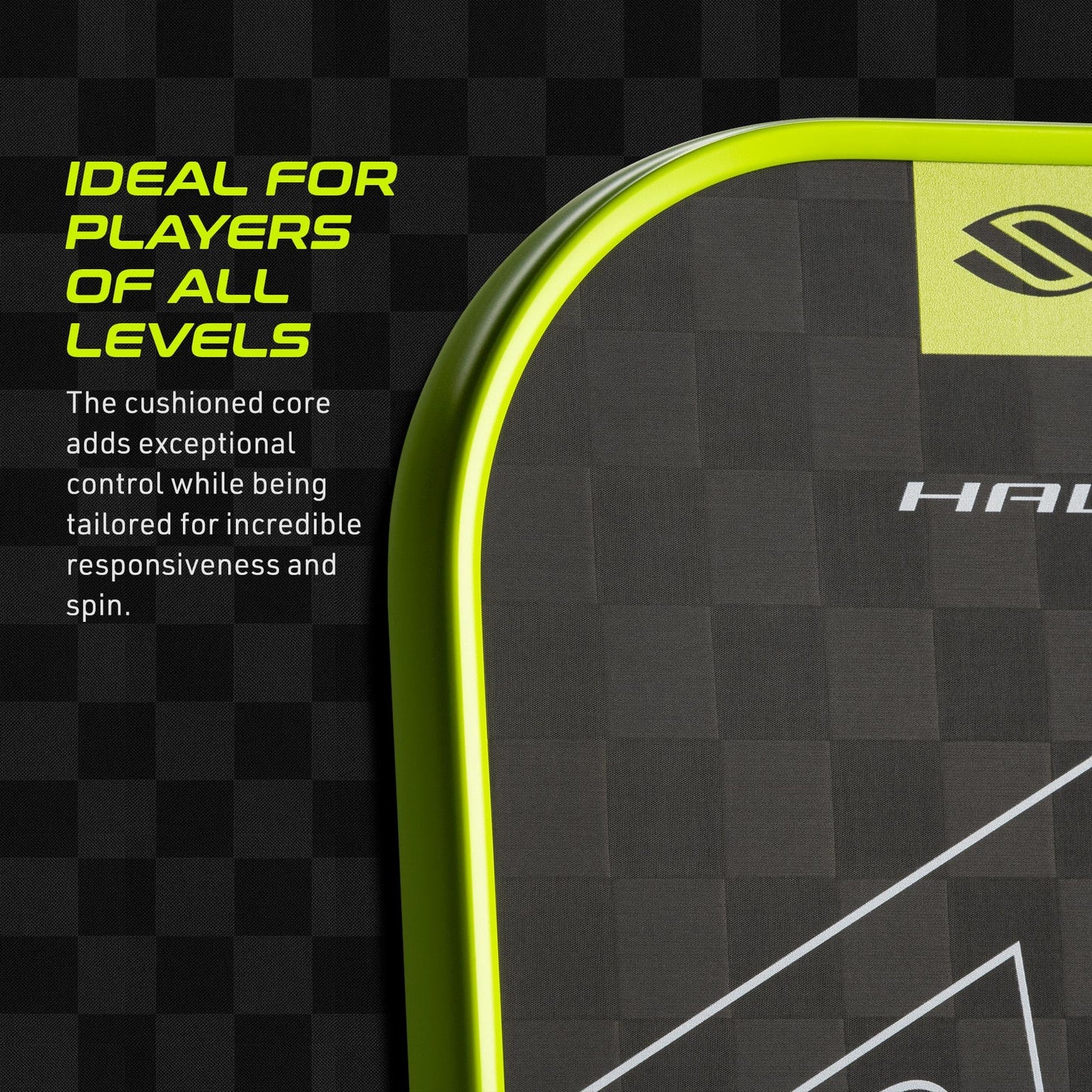 Selkirk Sport SLK Halo Raw Carbon Fiber Pickleball Paddle | Designed in The USA | Choose The T700 Raw Carbon Fiber Power, 18k Ultraweave Control, or Aramid Fiber Linkweave Thermoformed Pro