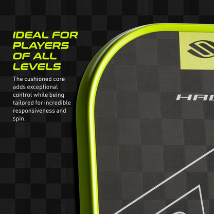 Selkirk Sport SLK Halo Raw Carbon Fiber Pickleball Paddle | Designed in The USA | Choose The T700 Raw Carbon Fiber Power, 18k Ultraweave Control, or Aramid Fiber Linkweave Thermoformed Pro