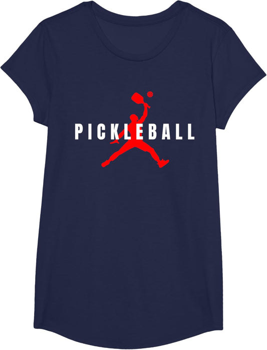 Funny Pickleball Player Logo T-Shirt