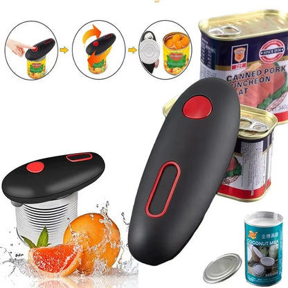 The One-Touch Electric Can Opener – Effortless Kitchen Convenience